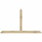 Ekena Millwork Portland Rough Sawn Timber Gable Bracket, Douglas Fir, 72"W x 42"H x 4"D x 4"F, 14/12 Pitch GBW072X42X0404POR00RDF - alternate 1